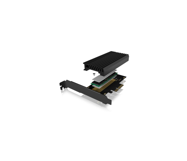ICY BOX Karta PCIe M.2 M-Key dla 1 dysku SSD M.2 NVMe - 507184 - zdjęcie 3